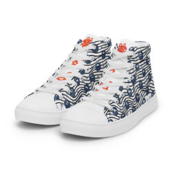 Men’s high top canvas shoes