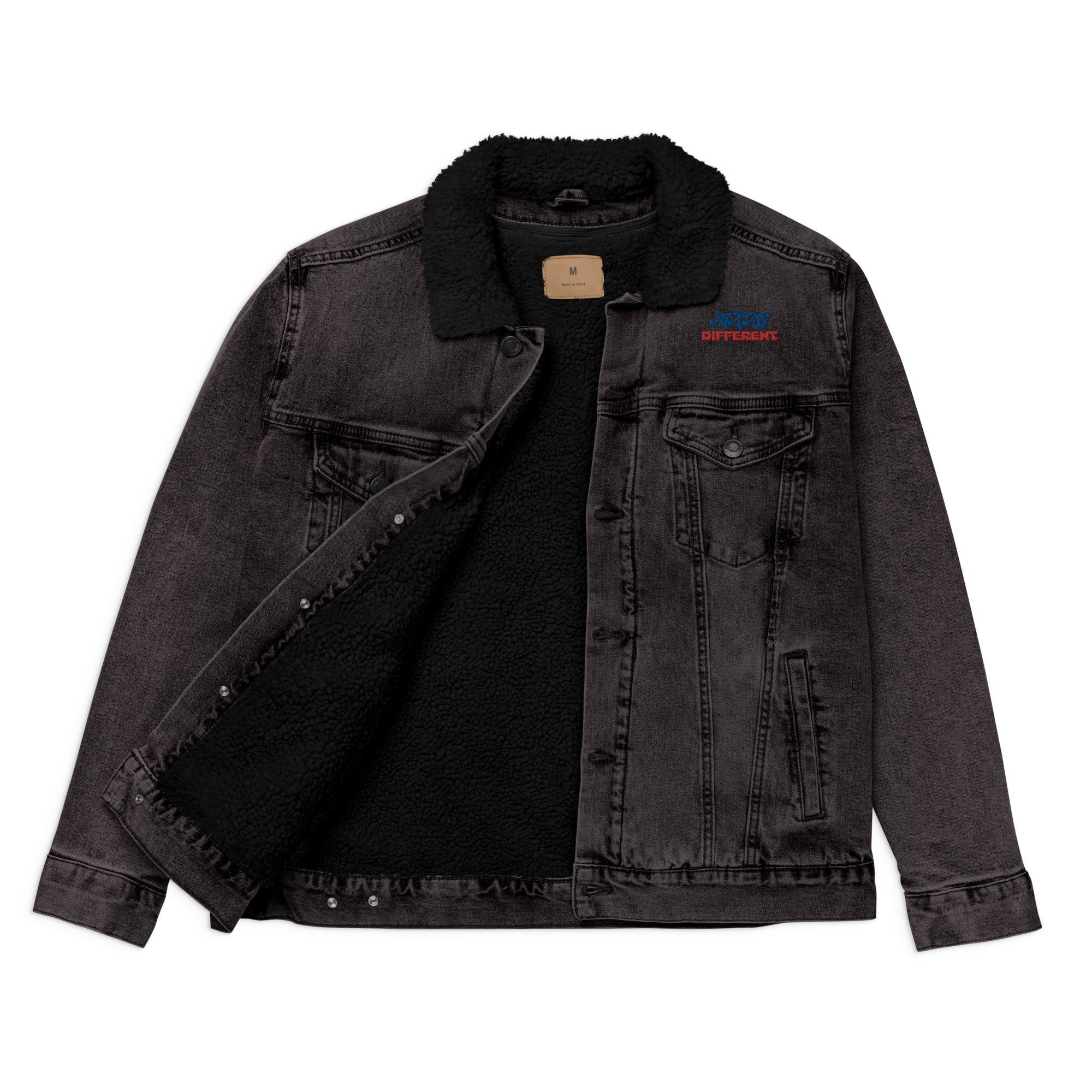 MAKE DIFFERENT - Unisex denim jacket - Image 3