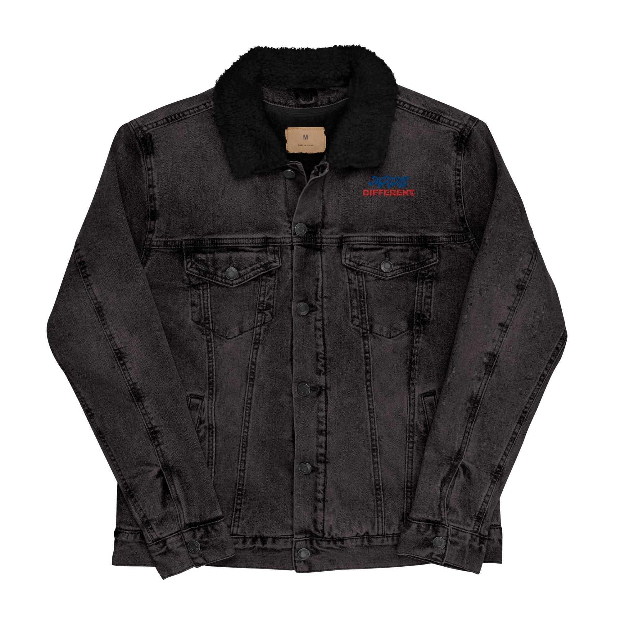 MAKE DIFFERENT - Unisex denim jacket - Image 1