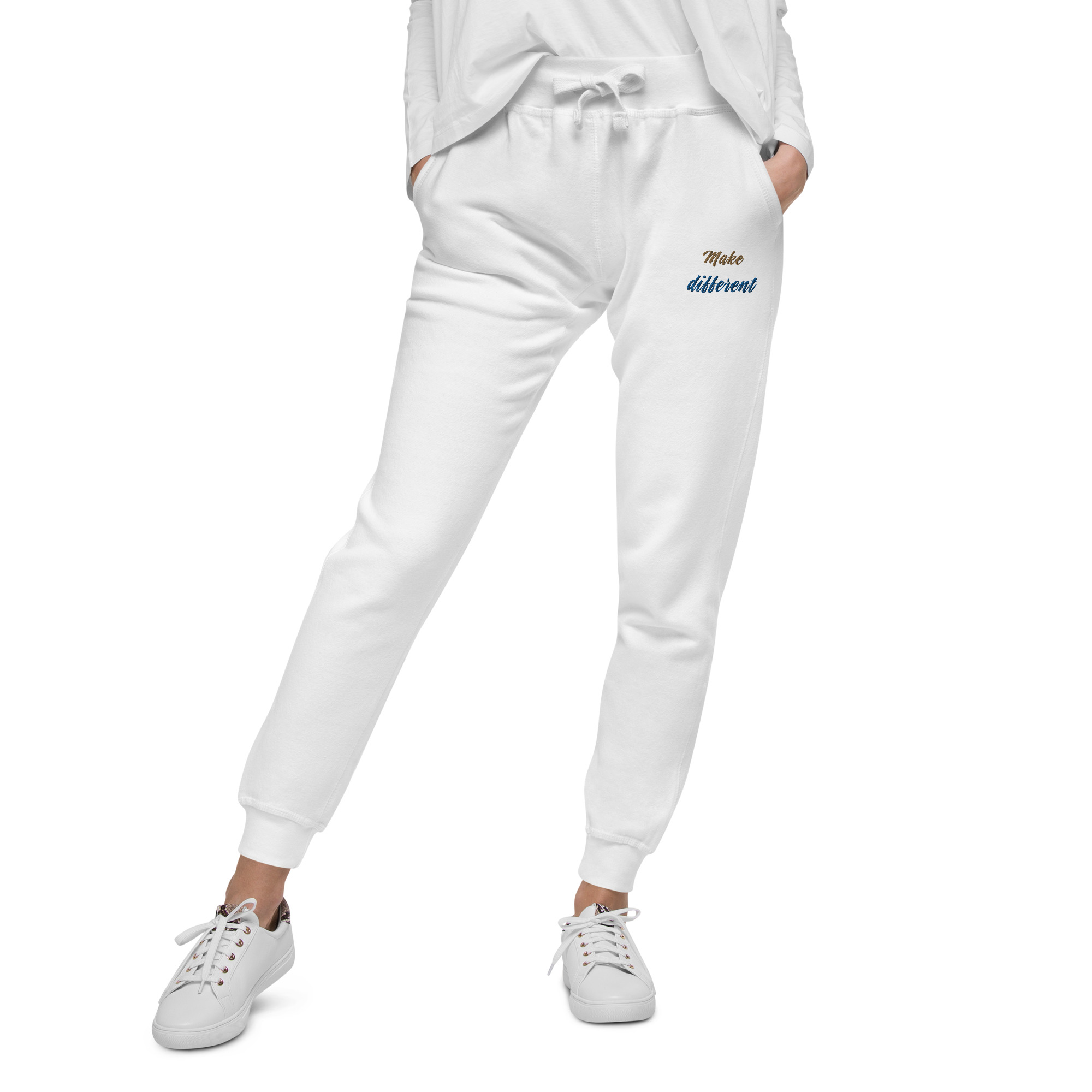 unisex-fleece-sweatpants-white-front-668684fc9c566.jpg