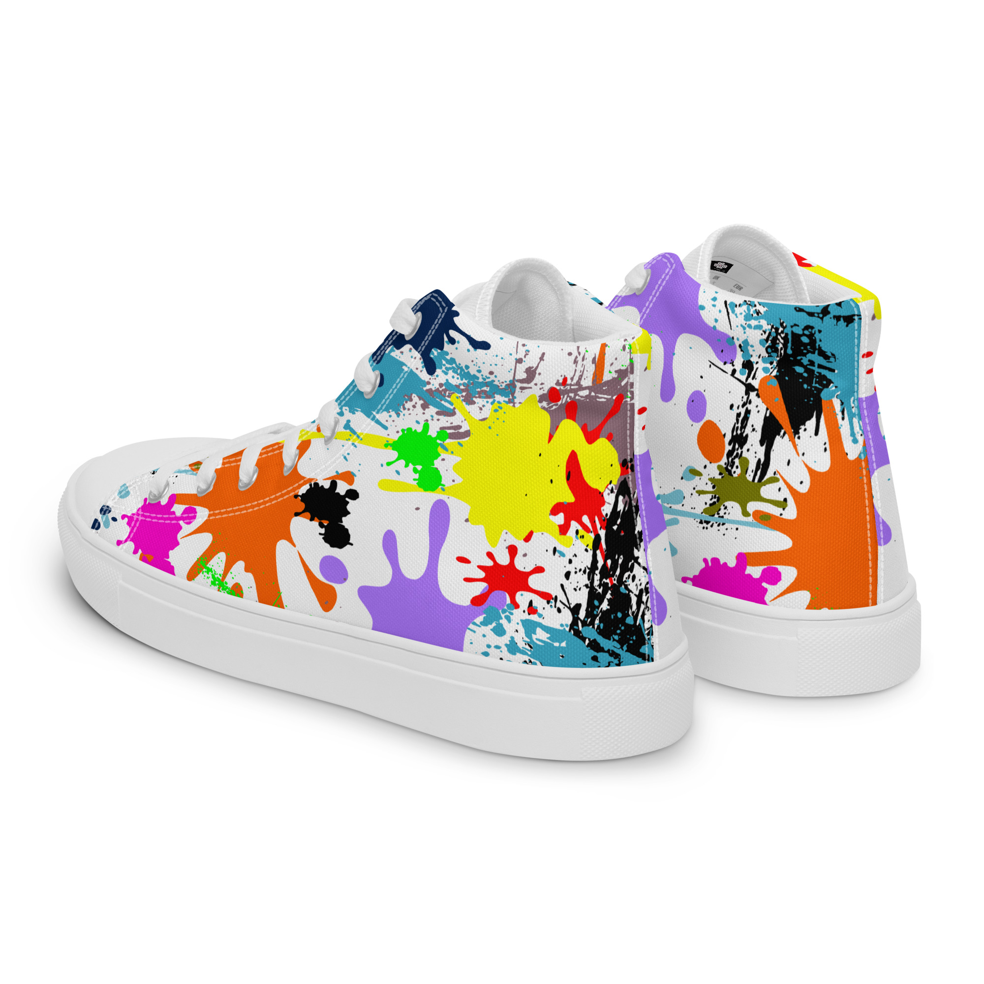Men’s high top canvas shoes - Image 12