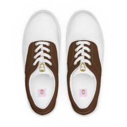 Women’s lace-up canvas shoes