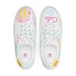 Women’s lace-up canvas shoes