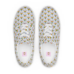 Women’s lace-up canvas shoes
