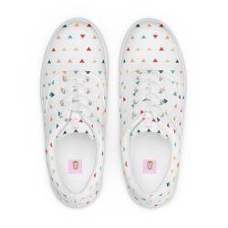 Women’s lace-up canvas shoes