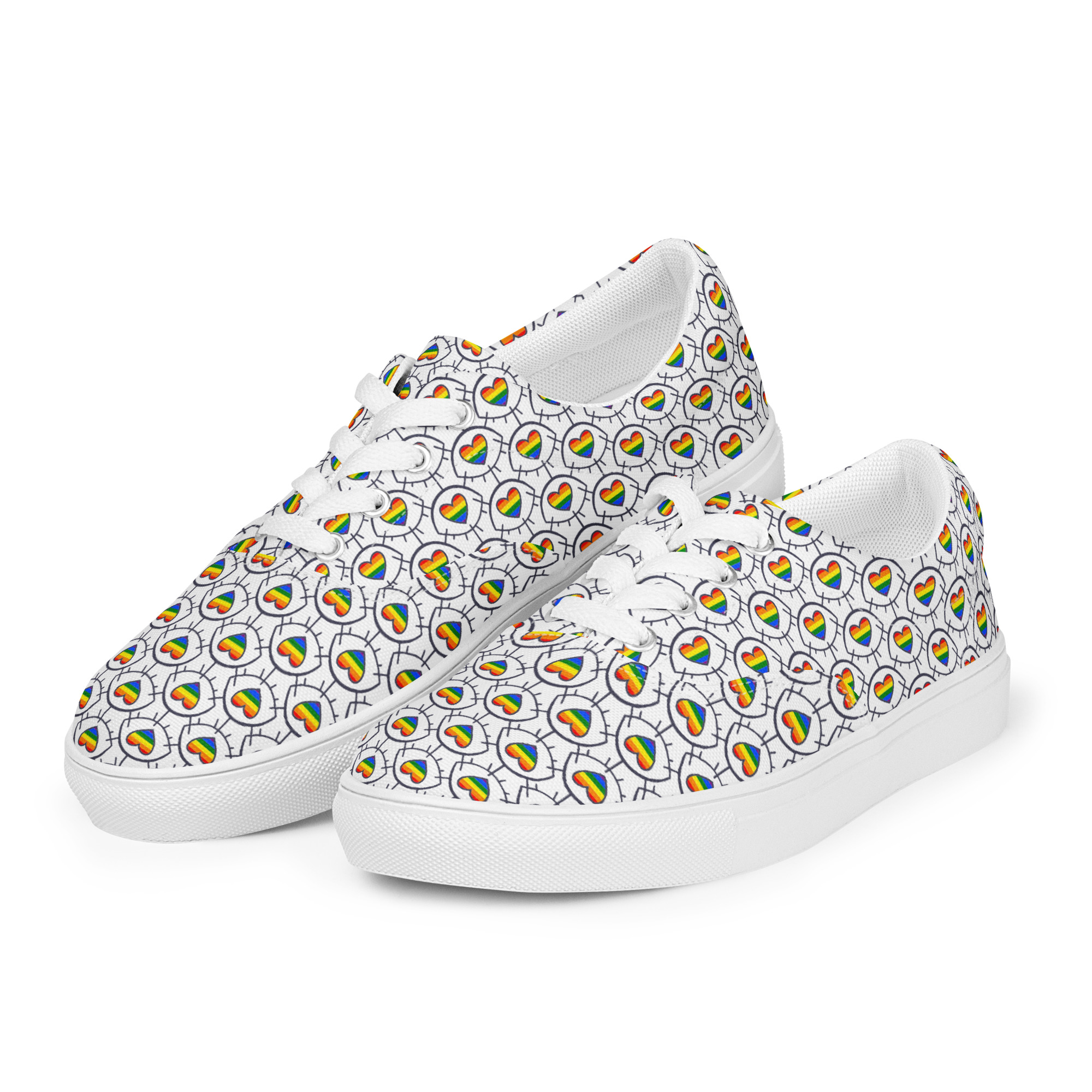 Women’s lace-up canvas shoes - Image 6