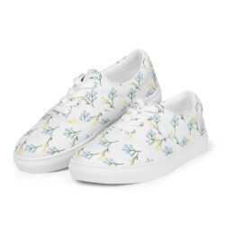 WOMEN's LACE - UP CANVAS SHOES