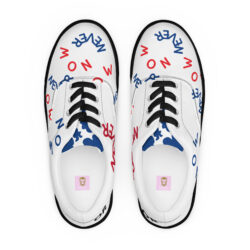 Women’s lace-up canvas shoes